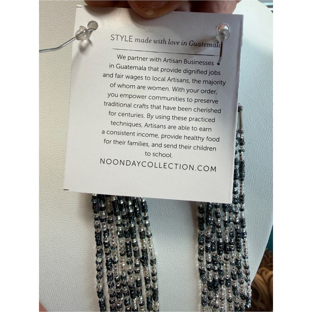 Noonday Collection Karina earrings NWT - Picture 4 of 5